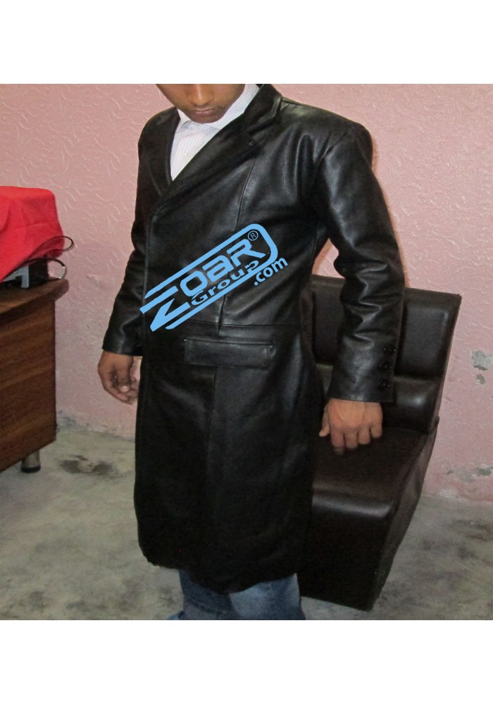 Leather and Pvc Coat