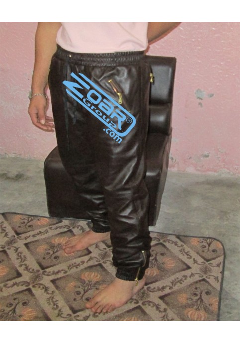 Leather Sweat pant
