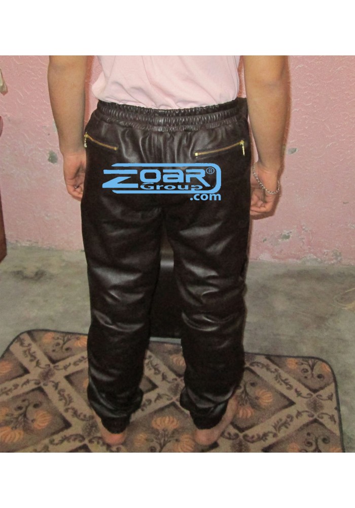 Leather Sweat pant