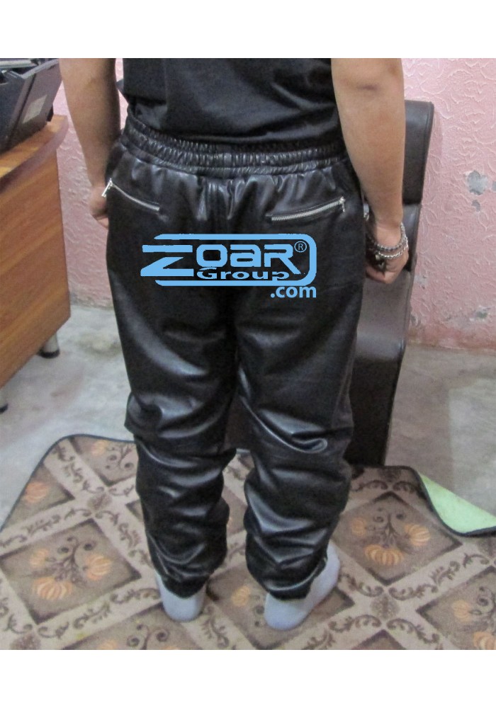 Leather Joggers, Leather Sweat pants